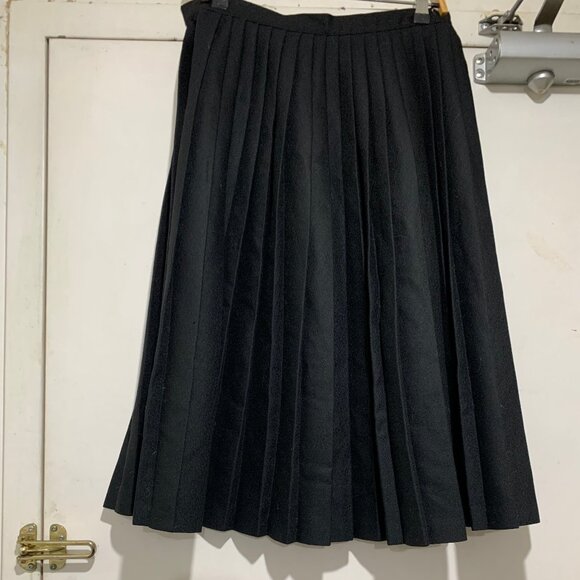 GEMME MIDWEIGHT WOOL PLEATED SKIRTS SIZE 28 - Picture 5 of 13
